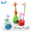 colorful dancing giraffe wooden toys
